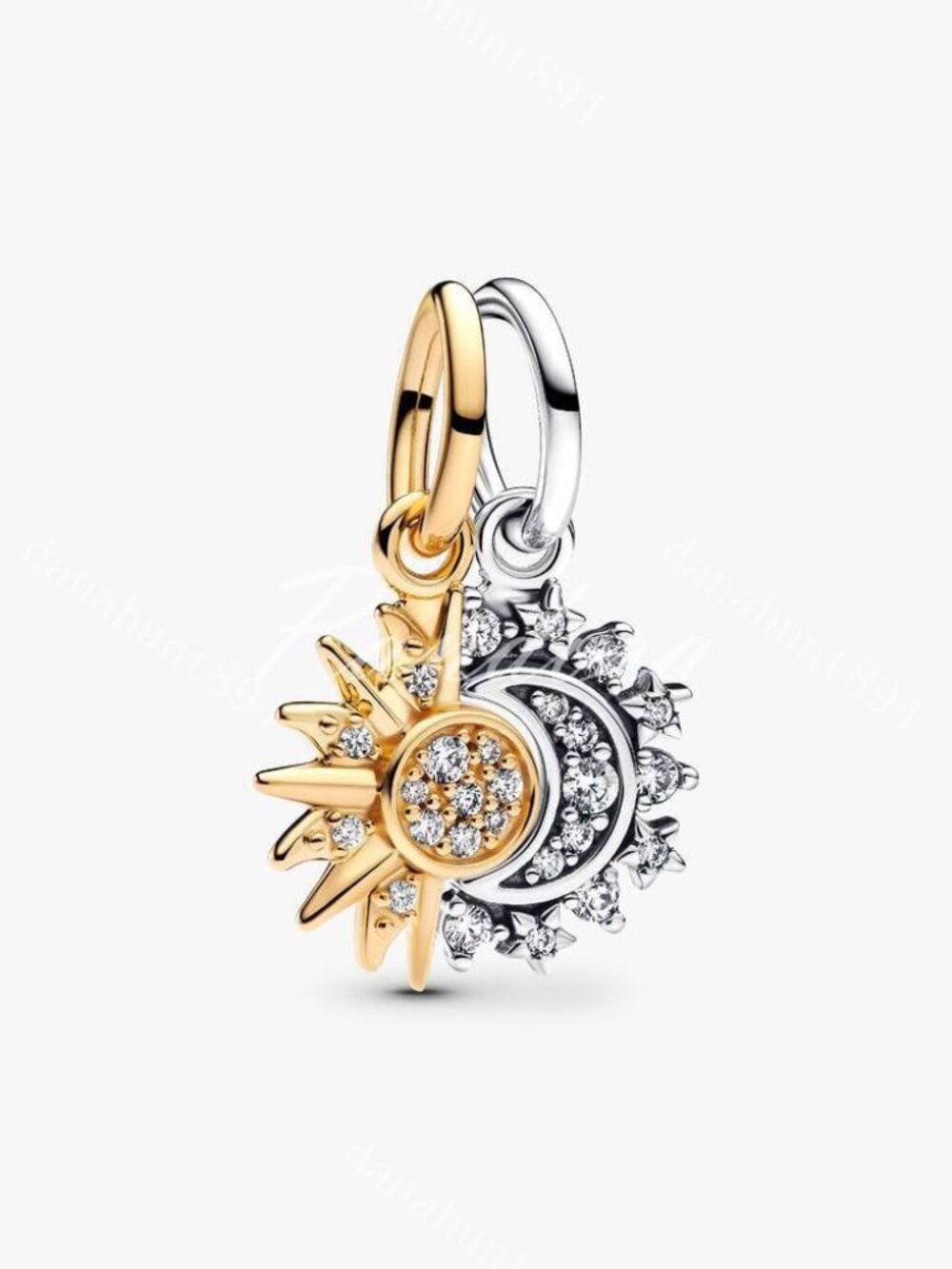 Pandora Splittable Sun & Moon Dangle Charm
